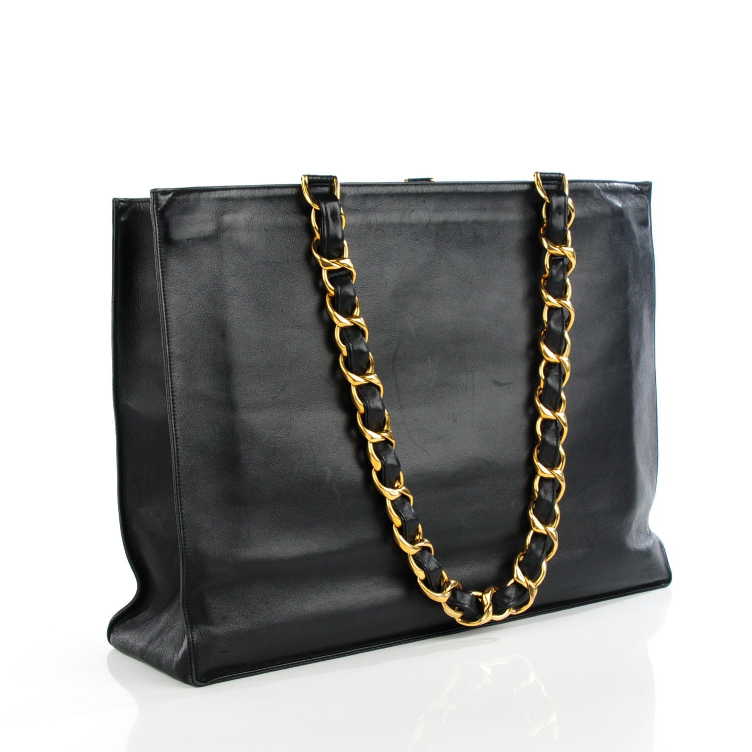 Chanel Lambskin Jumbo Shoulder Bag Black 3 of 8