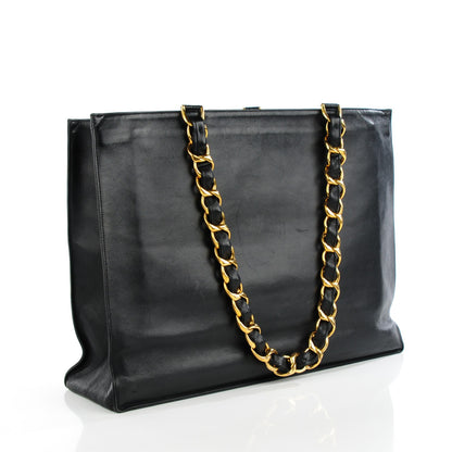 Chanel Lambskin Jumbo Shoulder Bag Black 3 of 8