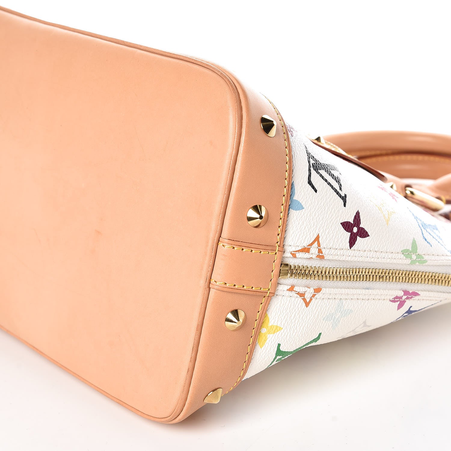 Louis Vuitton Monogram Multicolor Alma White 6 of 8