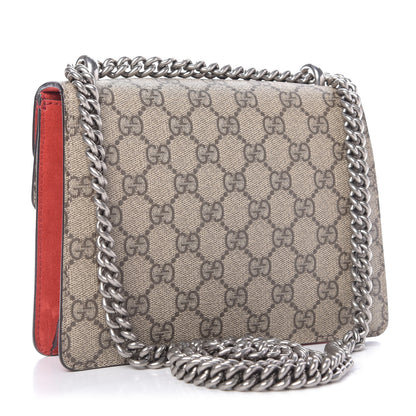Gucci GG Supreme Monogram Mini Dionysus Shoulder Bag Hibiscus Red 4 of 10