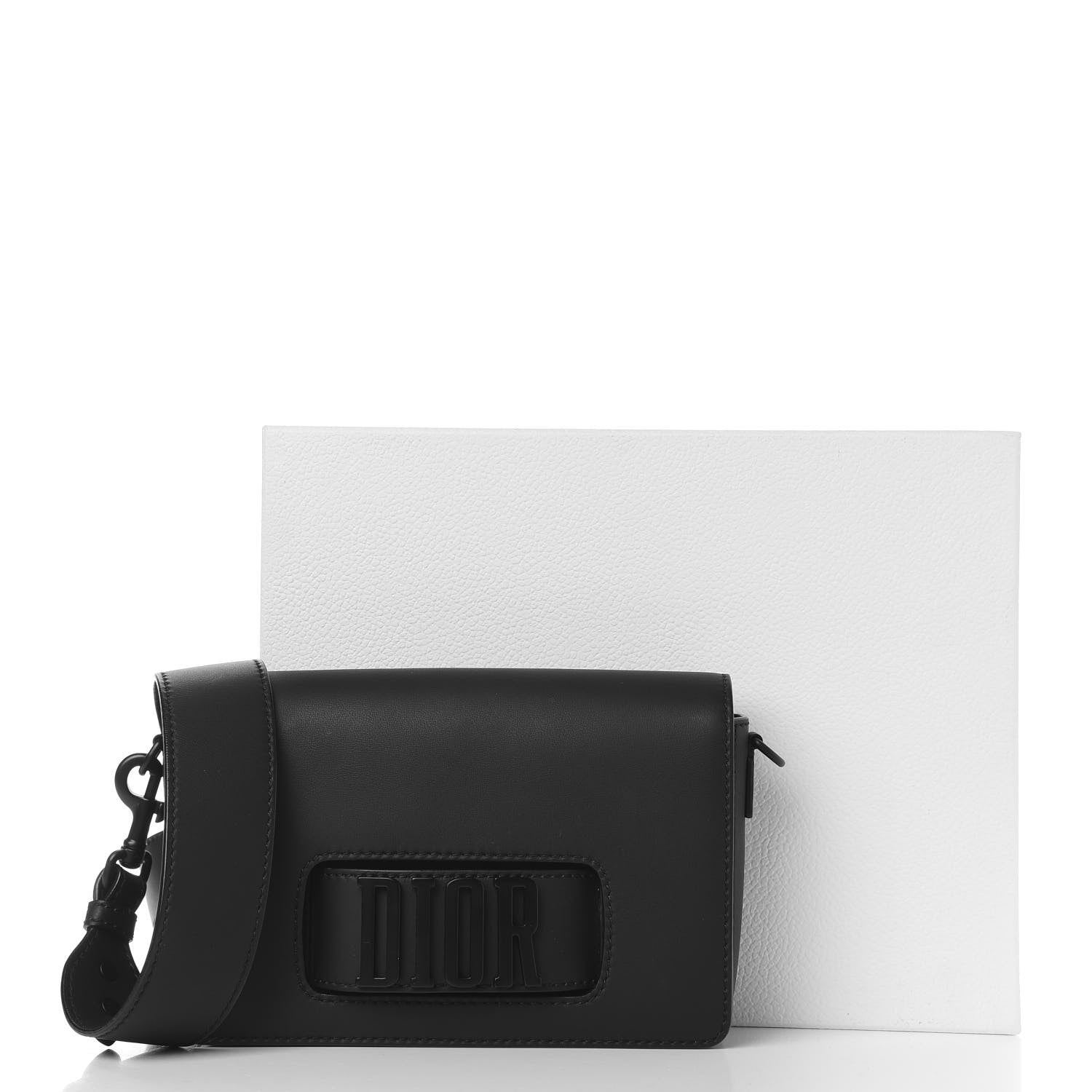Christian Dior Ultra Matte Calfskin Dio(r)evolution Flap Bag Black 9 of 9