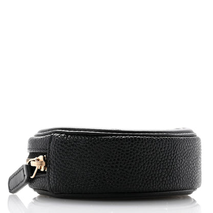 Chanel Caviar Quilted Filigree Zip Around Classic Coin Purse Black 4 of 7