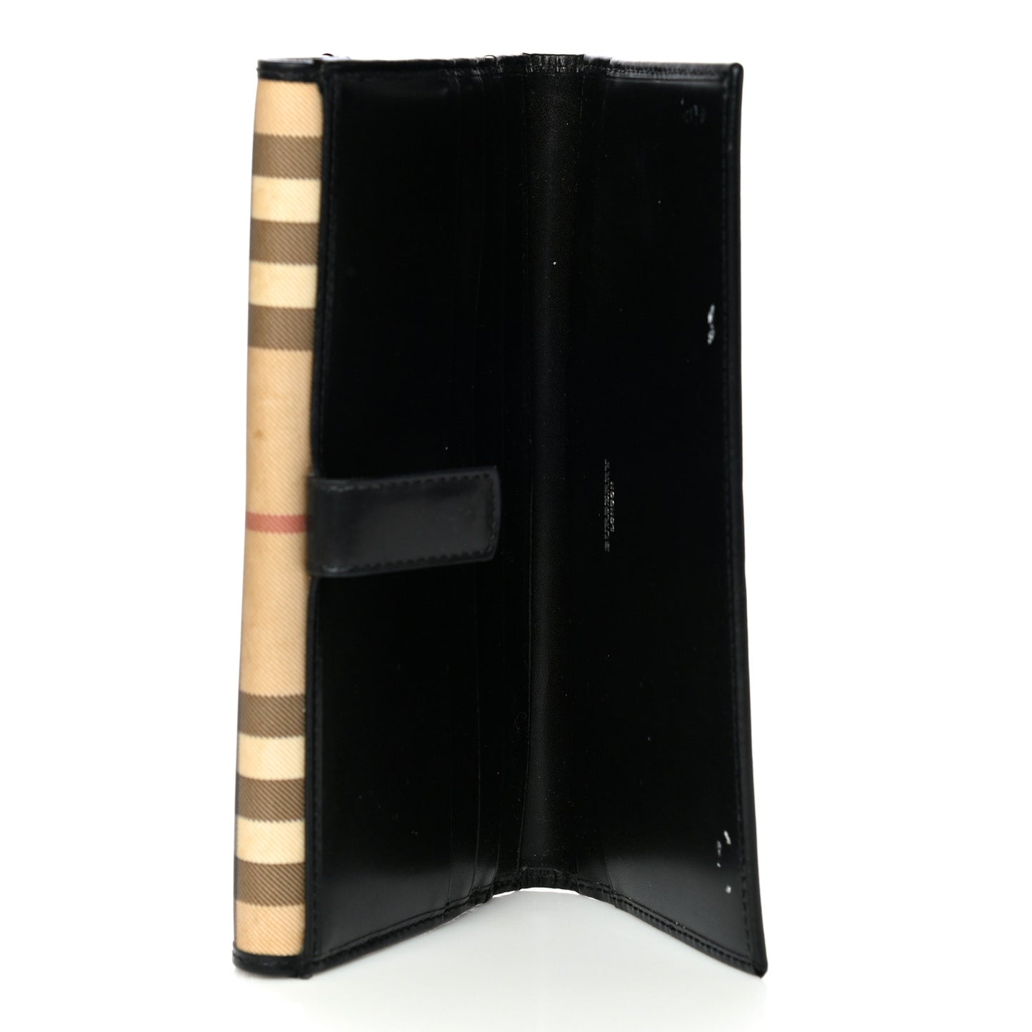 Nova Check Continental Wallet Black