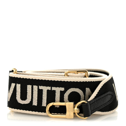 Louis Vuitton Jacquard Diane Shoulder Strap Black Ivory 1 of 3
