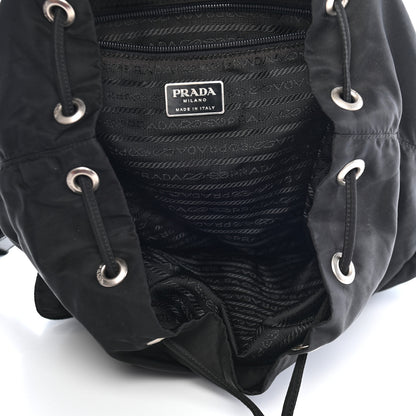 Prada Nylon Vela Medium Backpack Black 4 of 8
