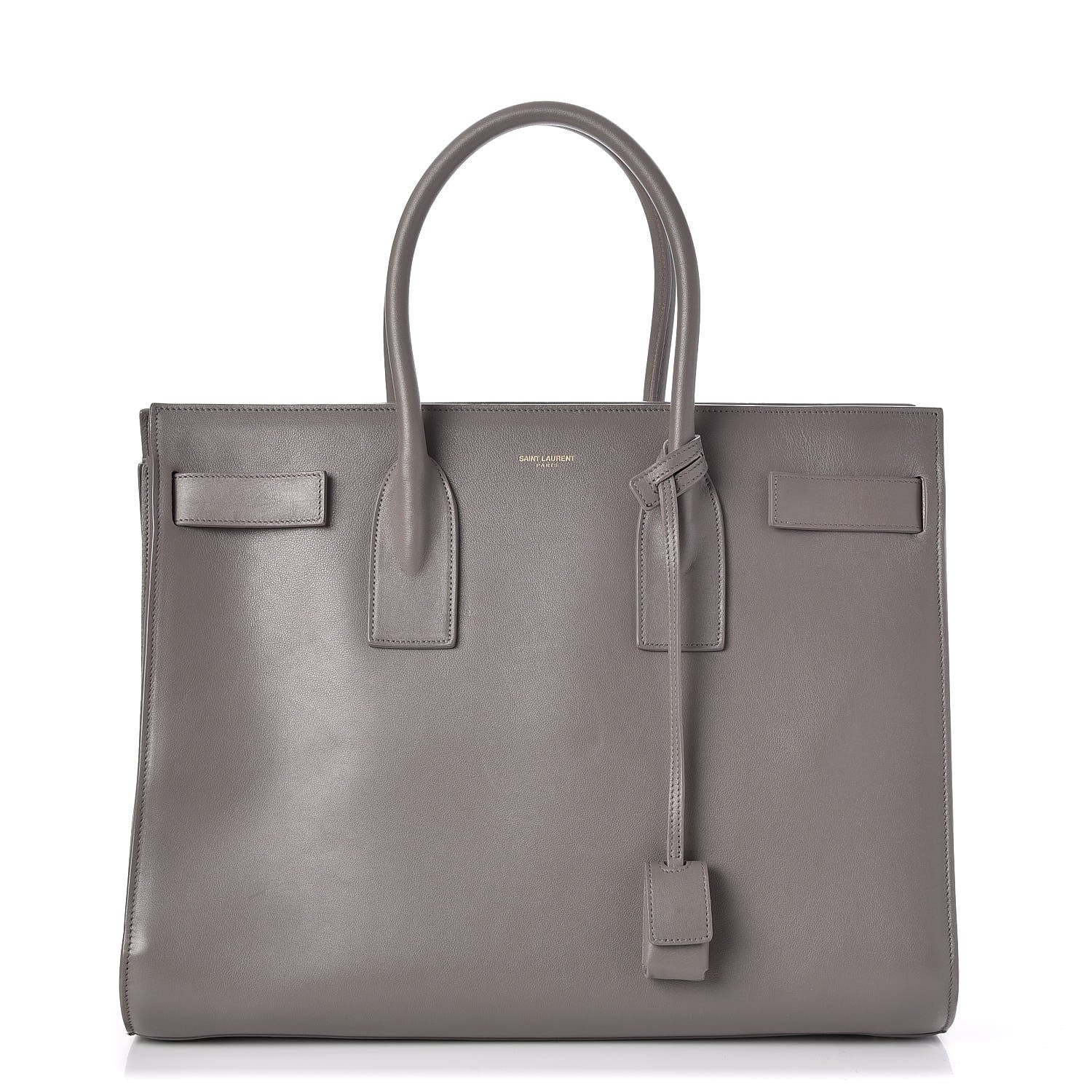 Saint Laurent Calfskin Large Sac De Jour Carryall Grey 1 of 10