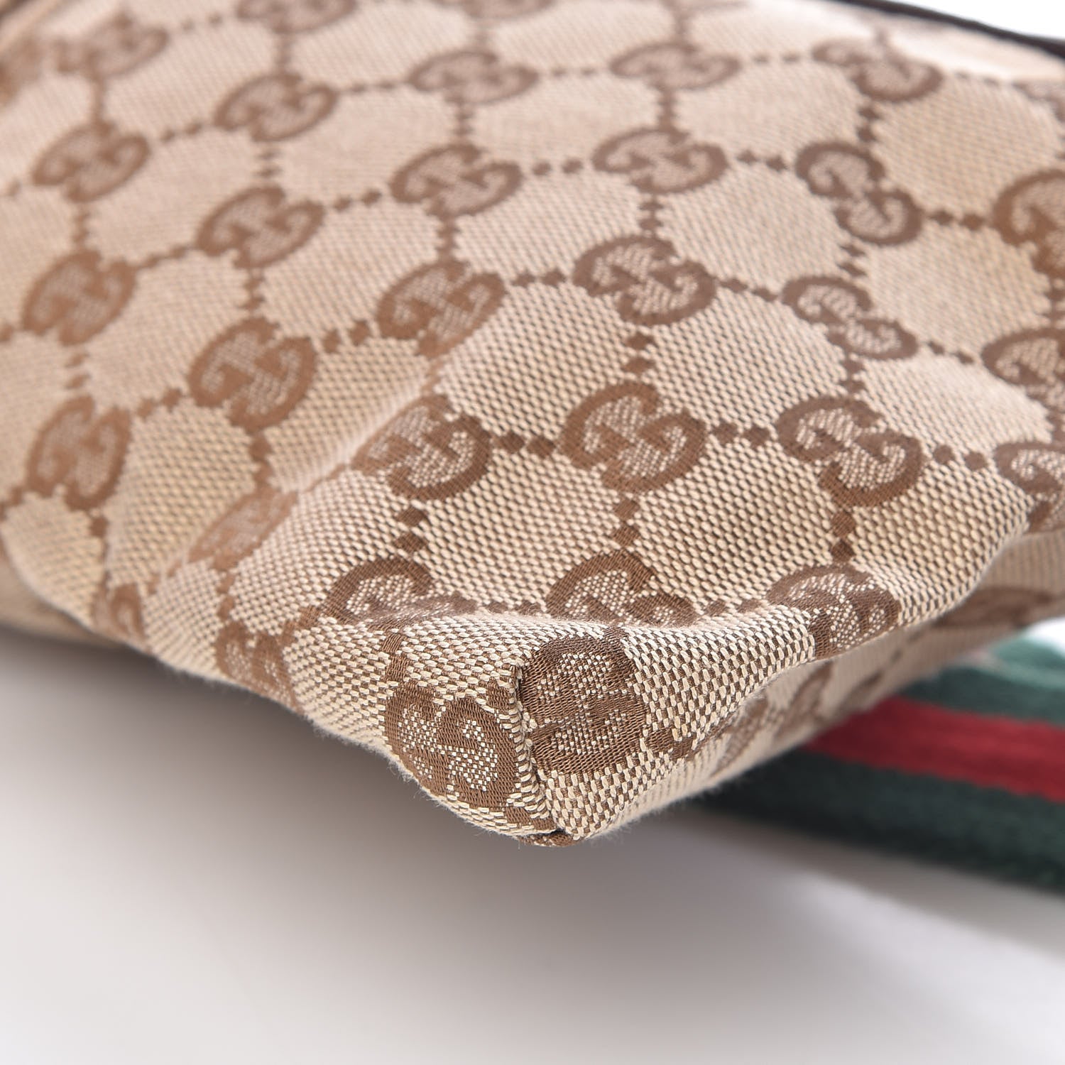 Gucci Monogram Web Belt Bag Dark Brown 10 of 10
