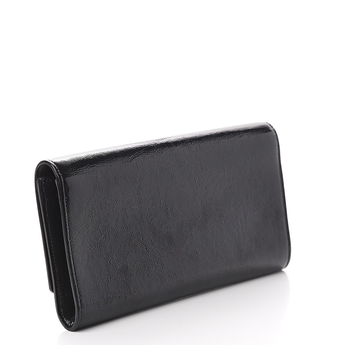 Textured Patent Monogram Small Belle De Jour Clutch Navy