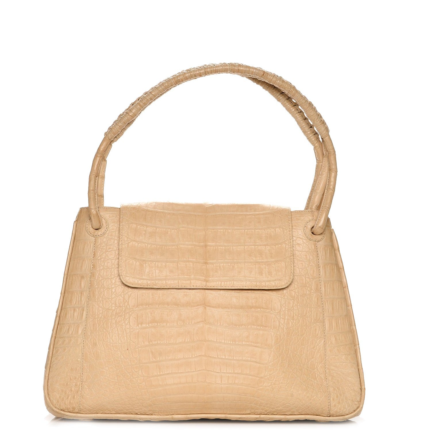 Nancy Gonzalez Crocodile Tote Beige 1 of 9