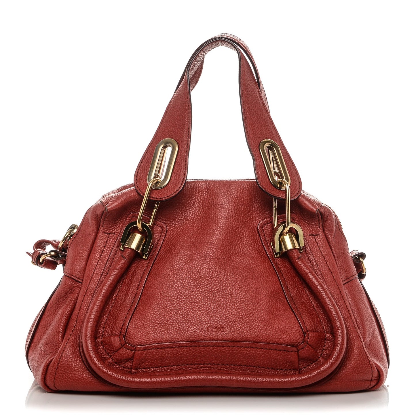 Calfskin Small Paraty Red Berry