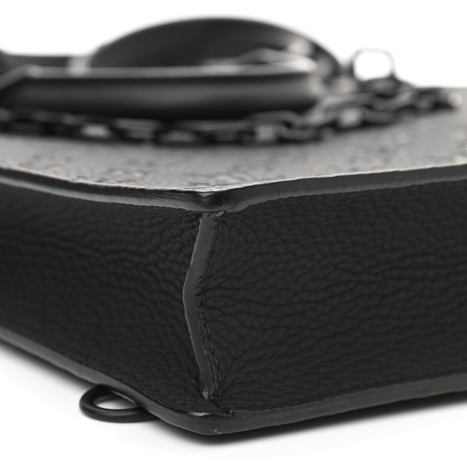 Louis Vuitton Taurillon Monogram Sac Plat Messenger Black 8 of 9