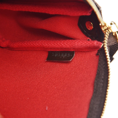 Louis Vuitton Damier Ebene Eva Clutch 6 of 7