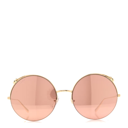 Cartier Panthere De Cartier Round Sunglasses CT0149S Gold Pink 2 of 8