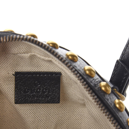 Gucci Calfskin Studded Mini Tifosa Baseball Shaped Shoulder Bag Black 9 of 10
