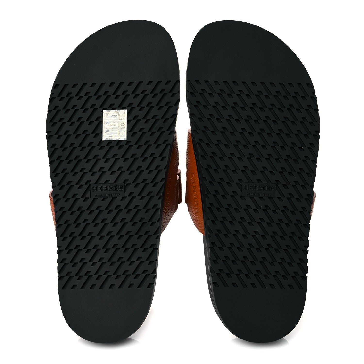 Hermes Epsom Womens Chypre Sandals 38 Natural 5 of 9