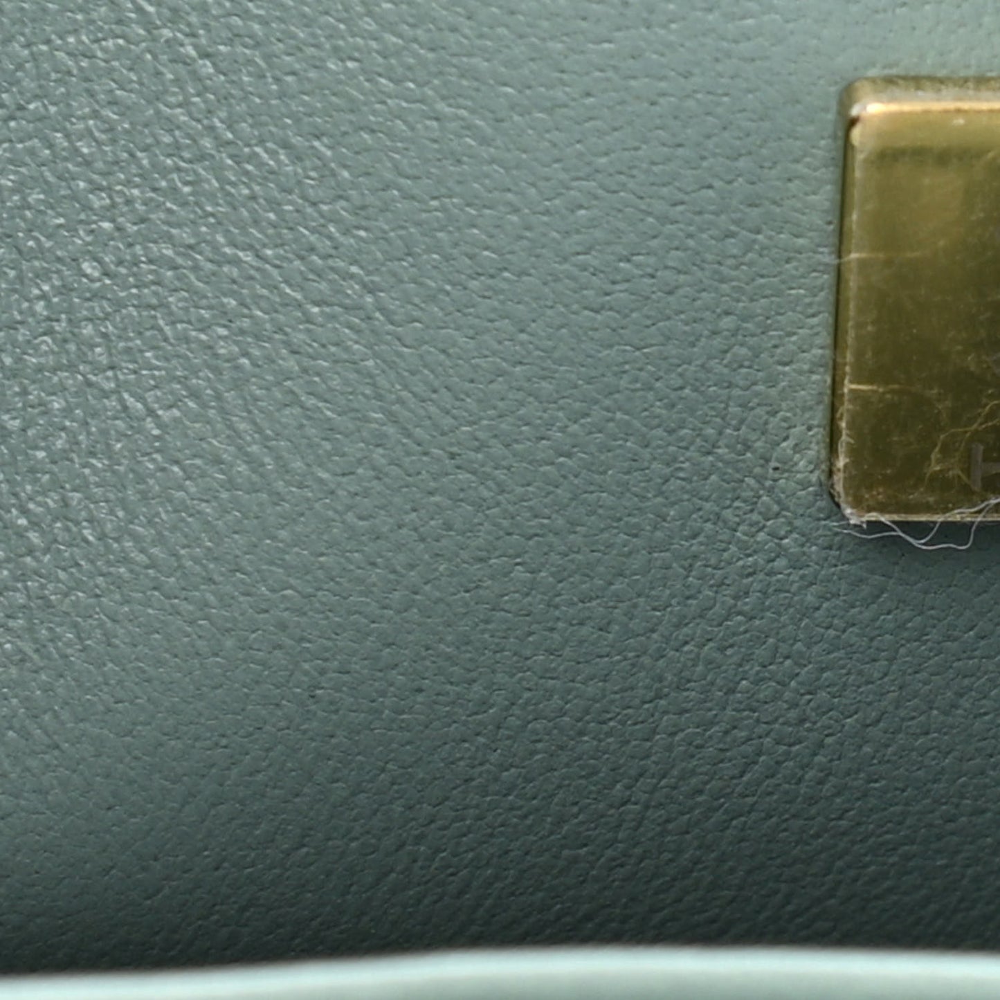 Caviar Quilted Medium Double Flap Green