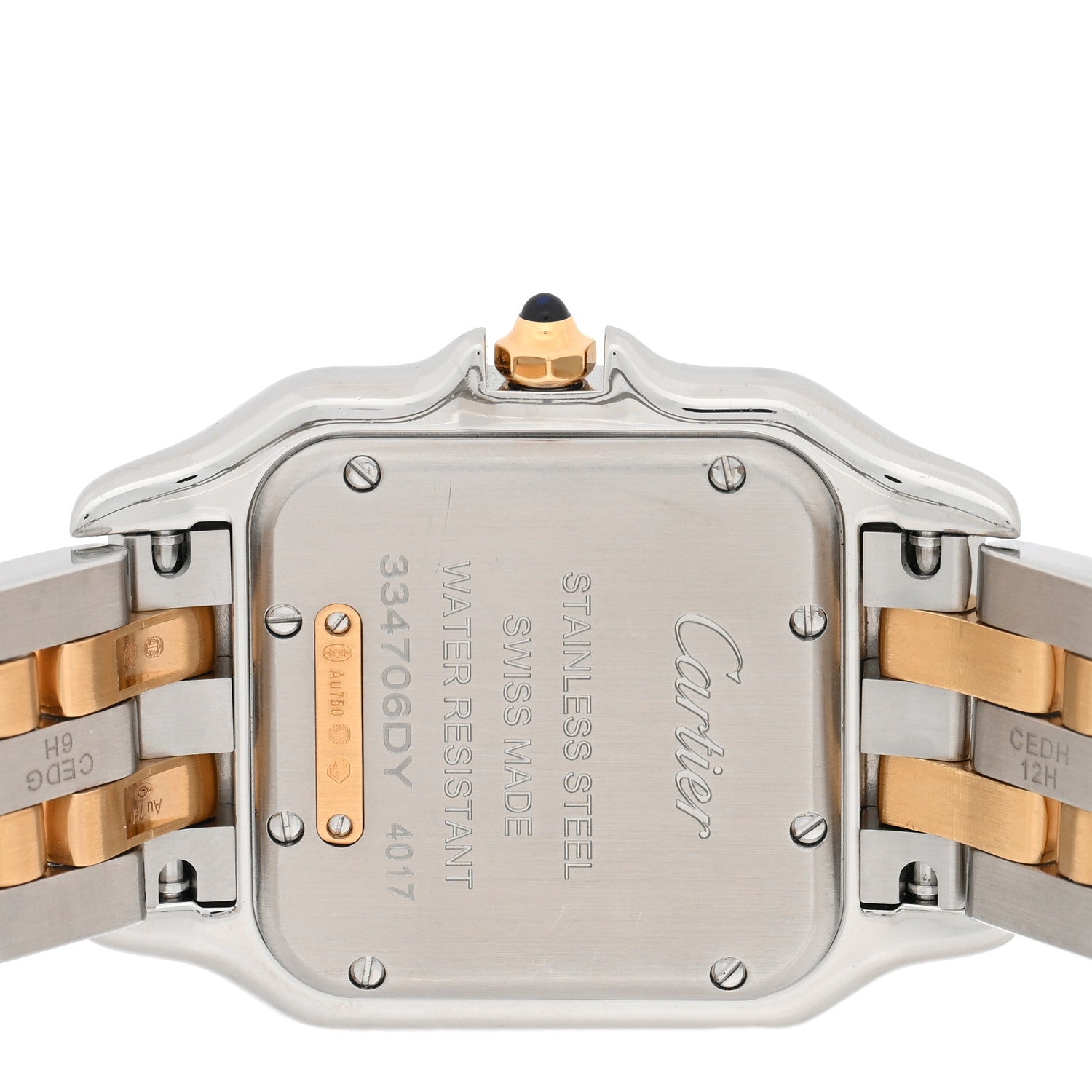 Cartier Stainless Steel 18K Yellow Gold 27mm Panthere Quartz Watch 4 of 5