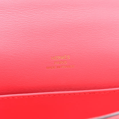 Hermes Swift Kelly Pochette Clutch Rose Azalee 6 of 9