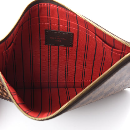 Louis Vuitton Damier Ebene Neverfull MM GM Pochette 4 of 5