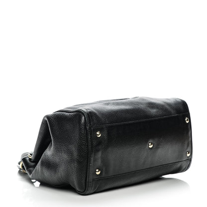 Gucci Pebbled Calfskin Medium Soho Shoulder Bag Black 4 of 11