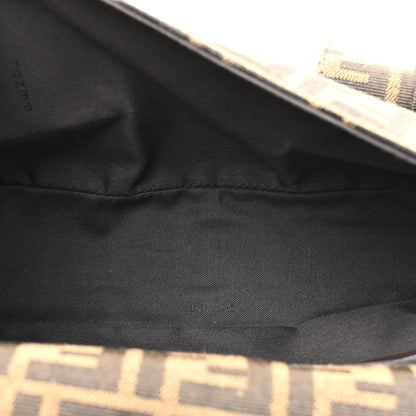 Fendi Fabric Jacquard FF 1974 Multipocket Baguette Tobacco Moro 5 of 10