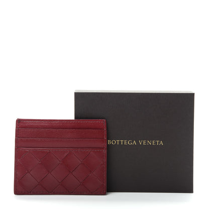 Bottega Veneta Nappa Intrecciato Card Holder Bordeaux 8 of 8