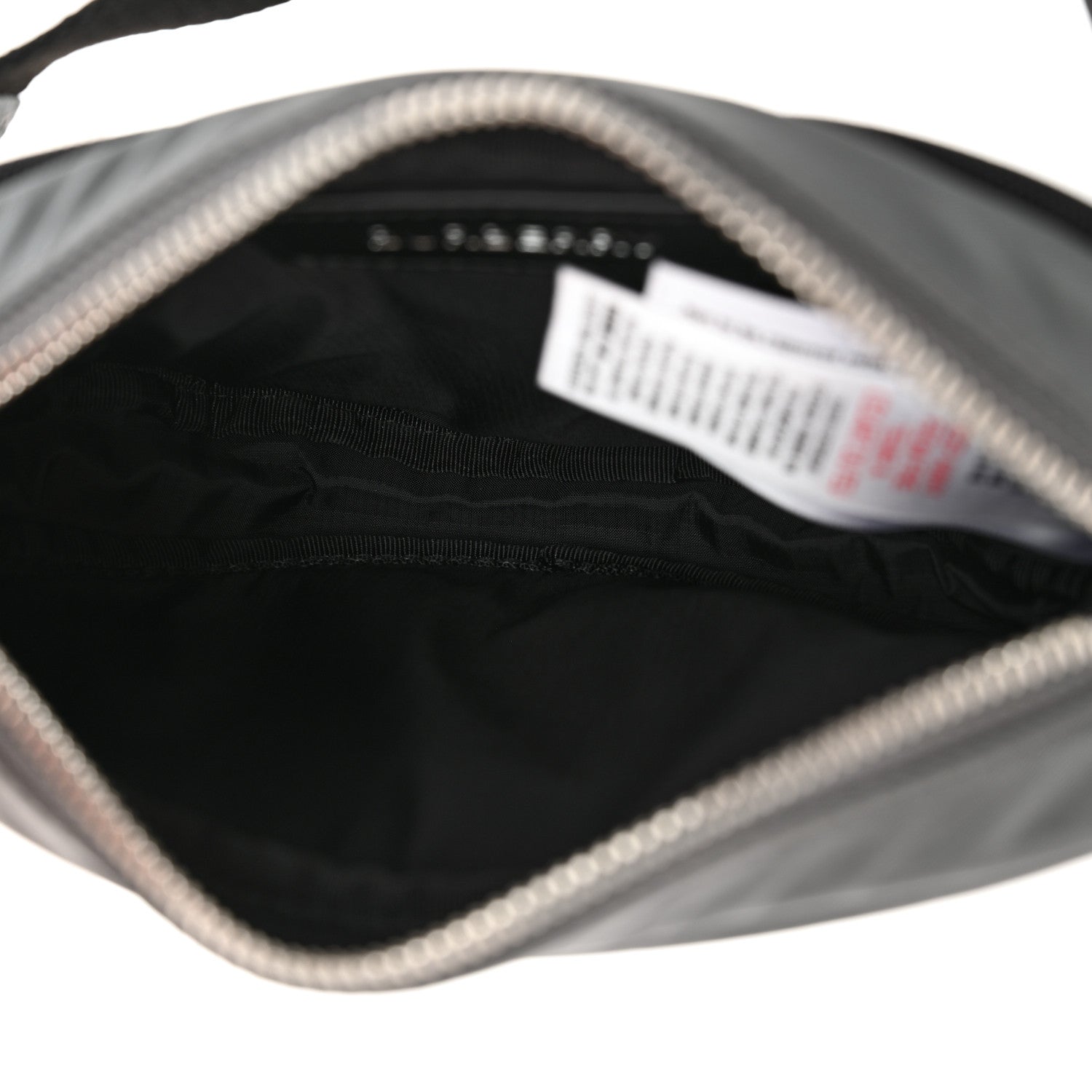 Burberry Econyl Logo Print Small Cannon Bum Bag Charcoal Grey 5 of 10
