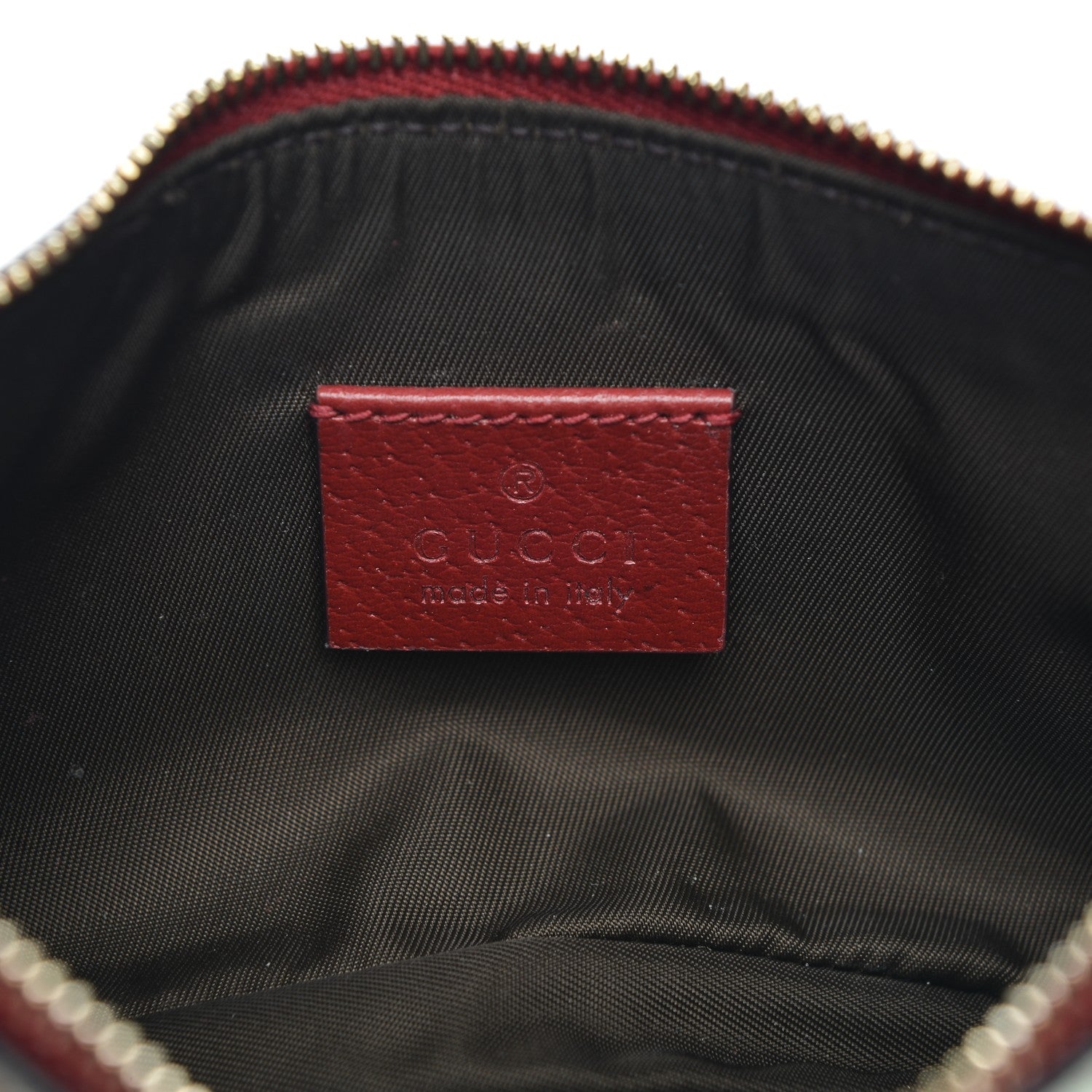 Gucci GG Supreme Monogram Tian Mini Chain Bag Beige Multicolor Red 6 of 6