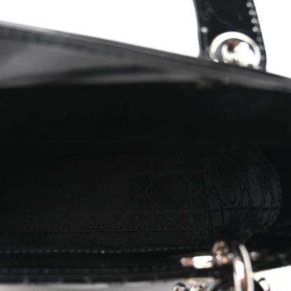 Christian Dior Patent Cannage Mini Lady Dior Black 4 of 10