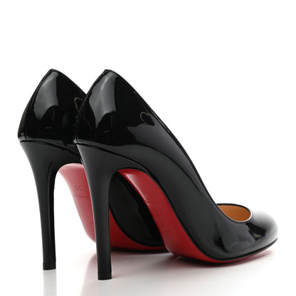 Christian Louboutin Patent Fifille 100 Pumps 35 Black 4 of 8