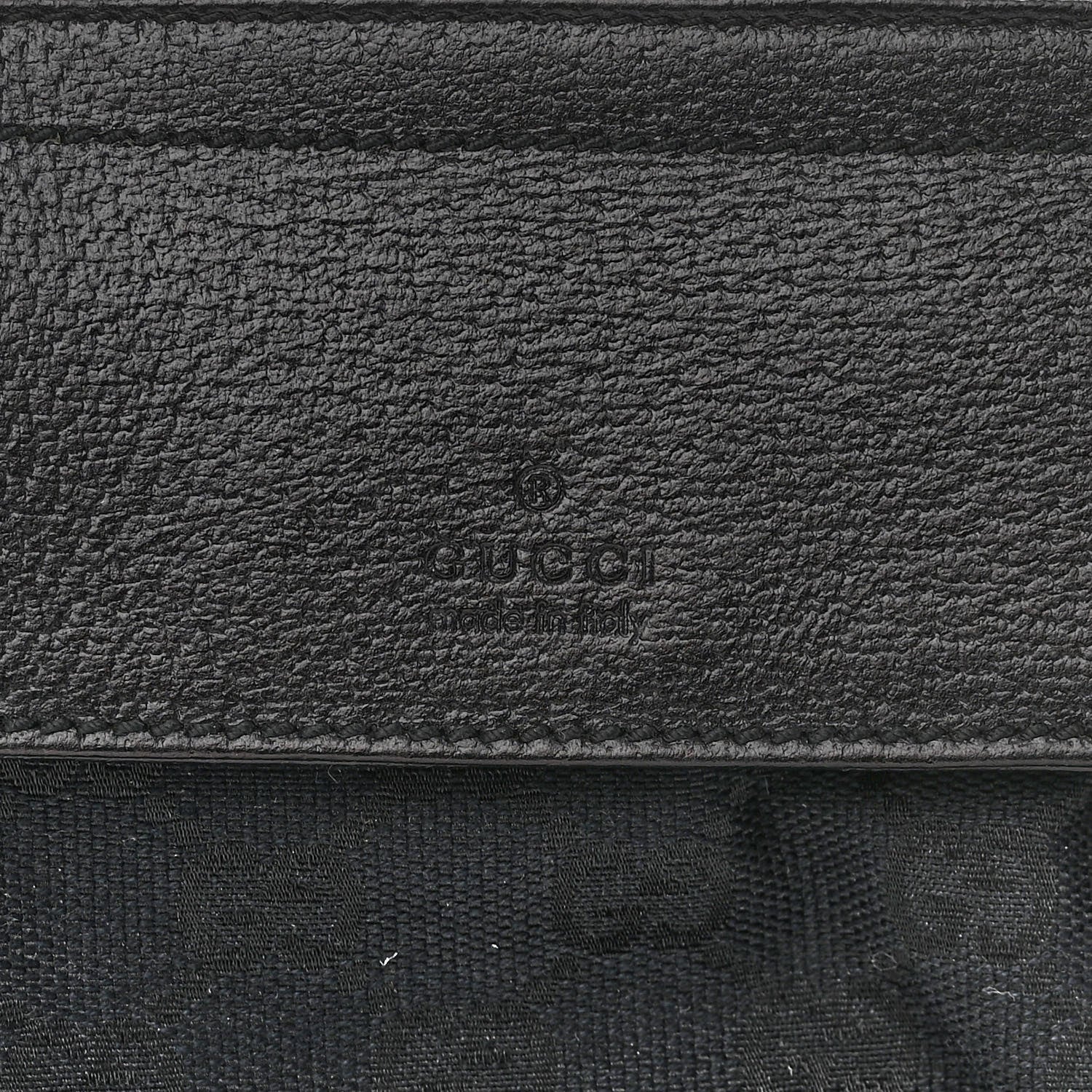 Gucci GG Monogram Double Pocket Belt Bag Black 6 of 9