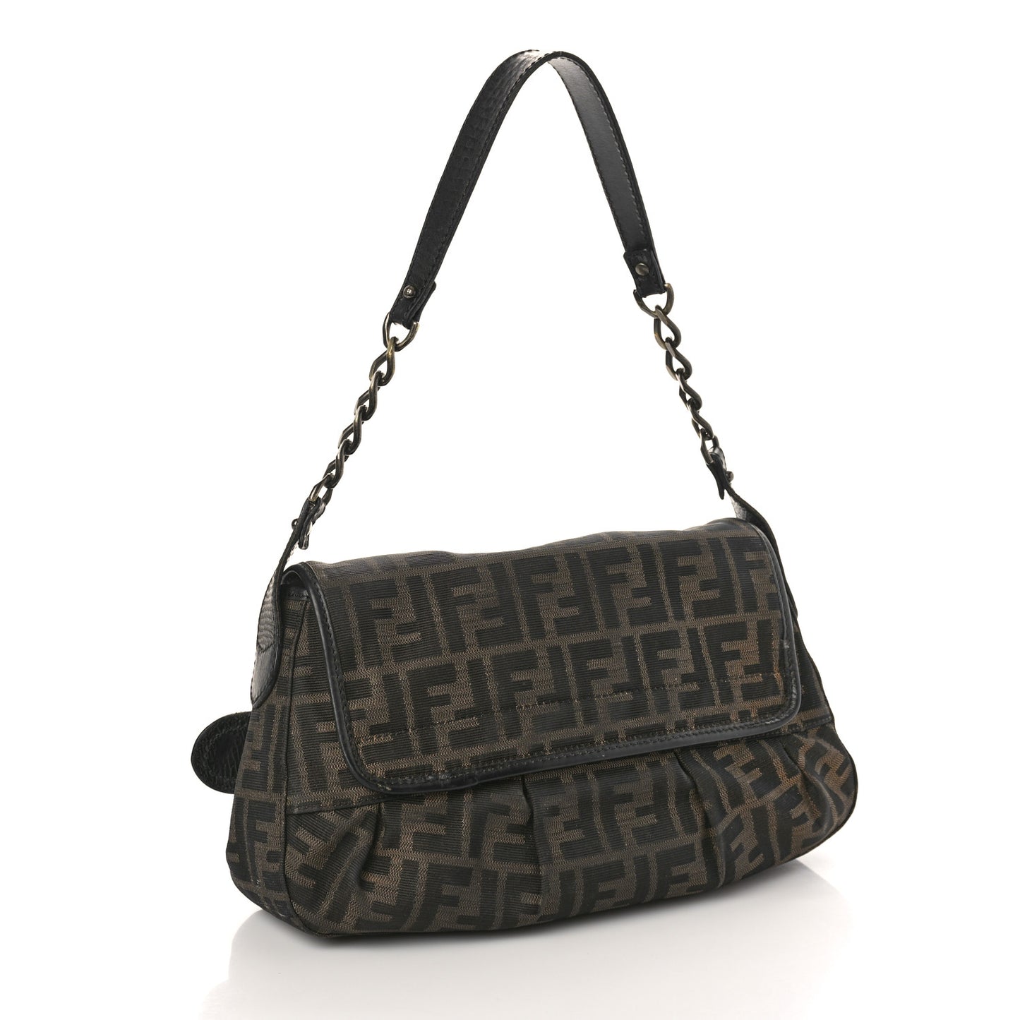Zucca B Bis Flap Bag Tobacco Castagna