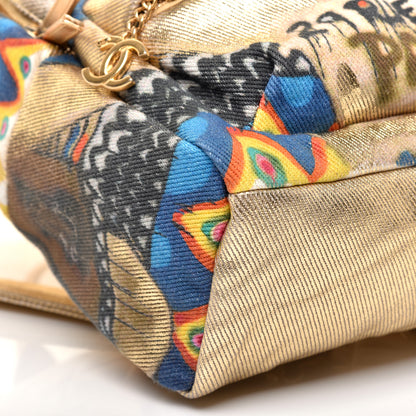 Chanel Graffiti Printed Canvas Street Spirit Backpack Multicolor 5 of 9