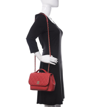 Chanel Caviar Quilted Medium Business Affinity Flap Red 2 of 11