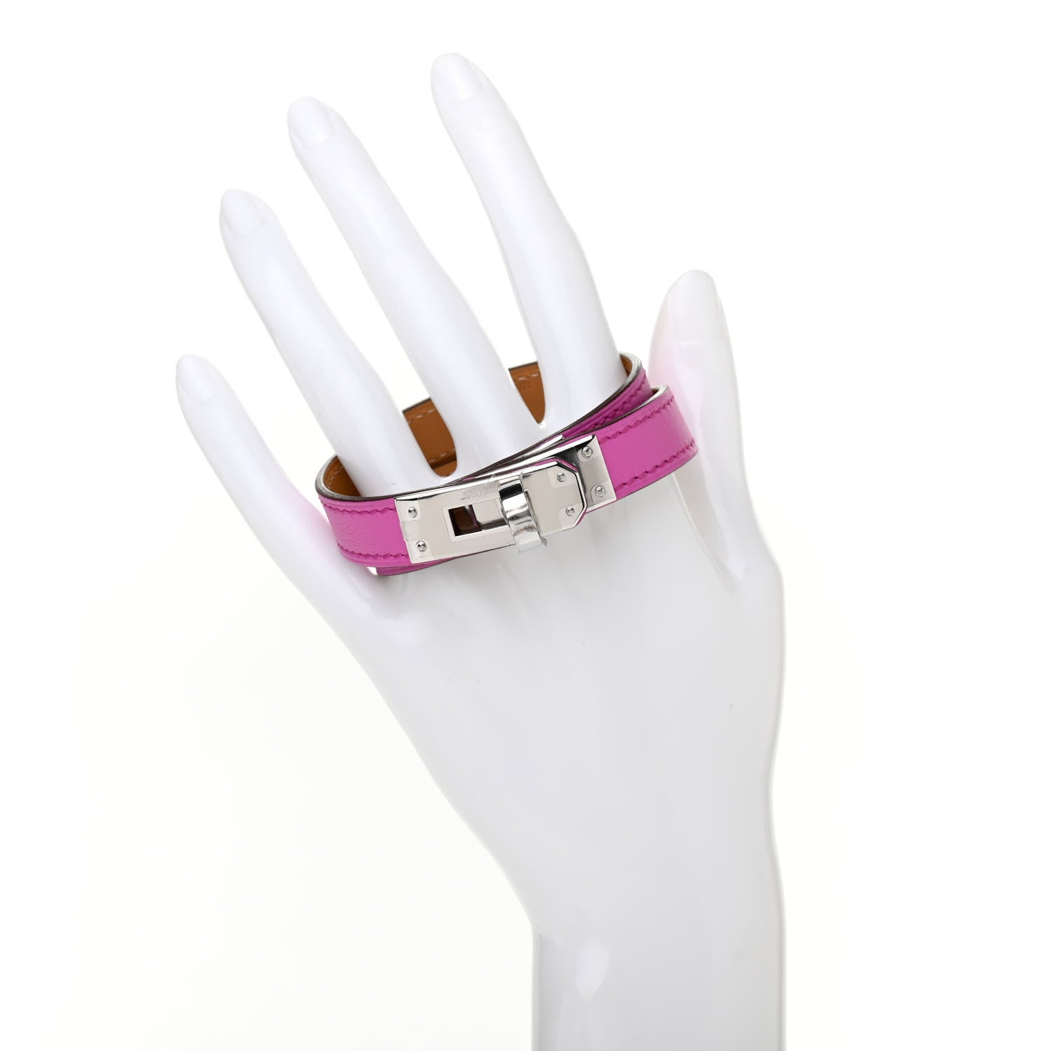 Hermes Swift Kelly Double Tour Bracelet T2 Magnolia 2 of 6
