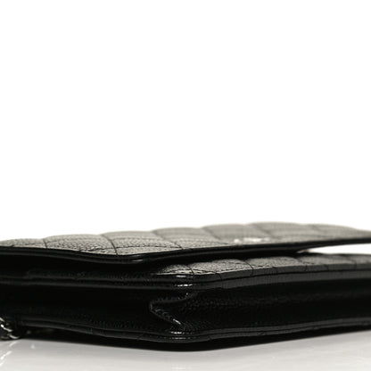 Chanel Caviar Quilted Wallet On Chain WOC Black 10 of 15