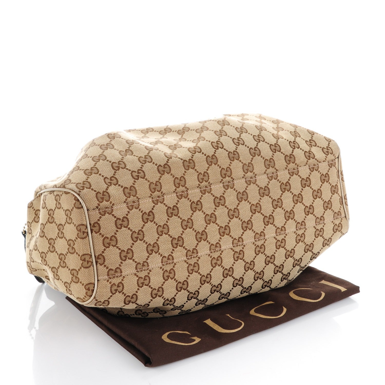 Gucci Monogram Medium Sukey Tote Champagne 4 of 7
