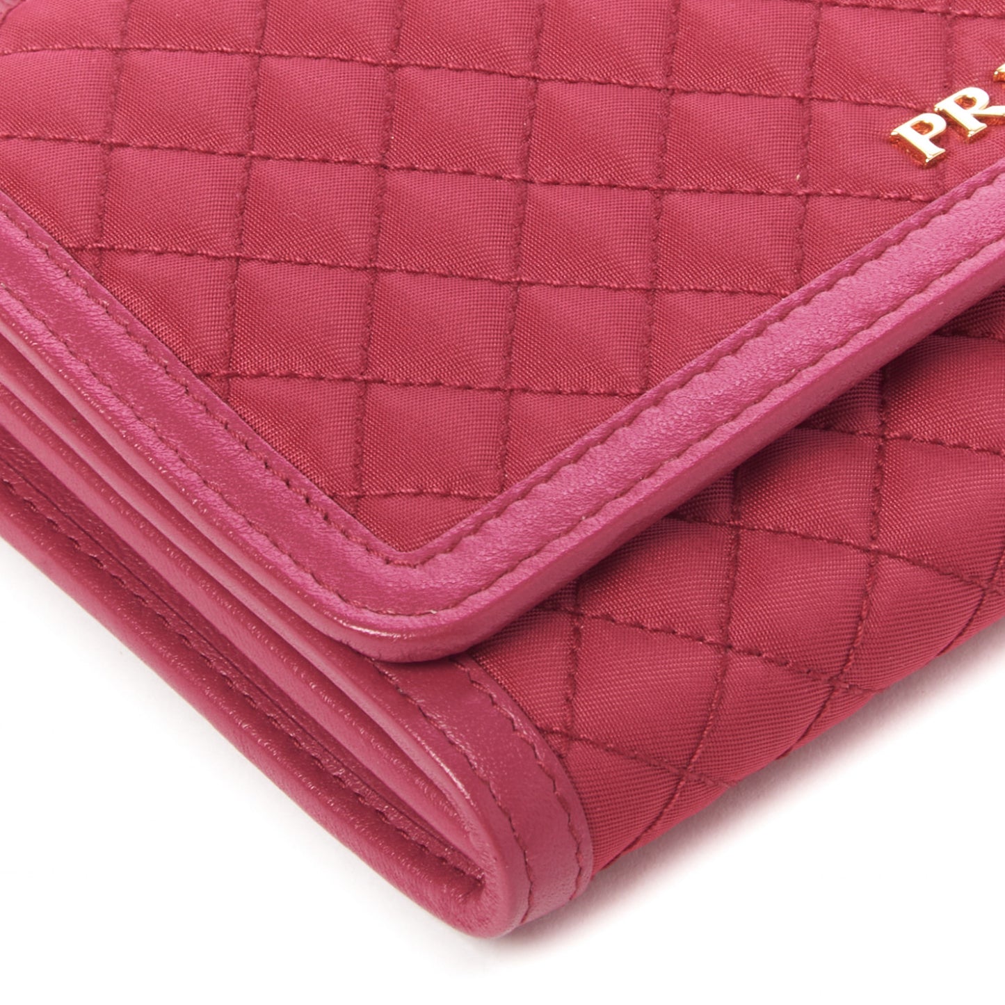 Tessuto Quilted Mini Crossbody Wallet Ibisco