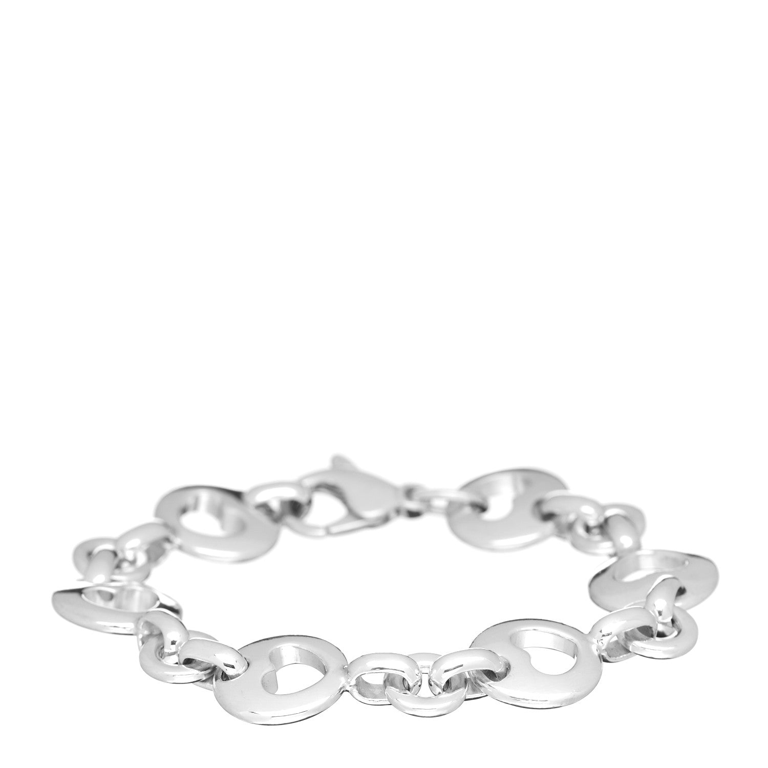 Tiffany Sterling Silver Heart Stencil Bracelet 1 of 4