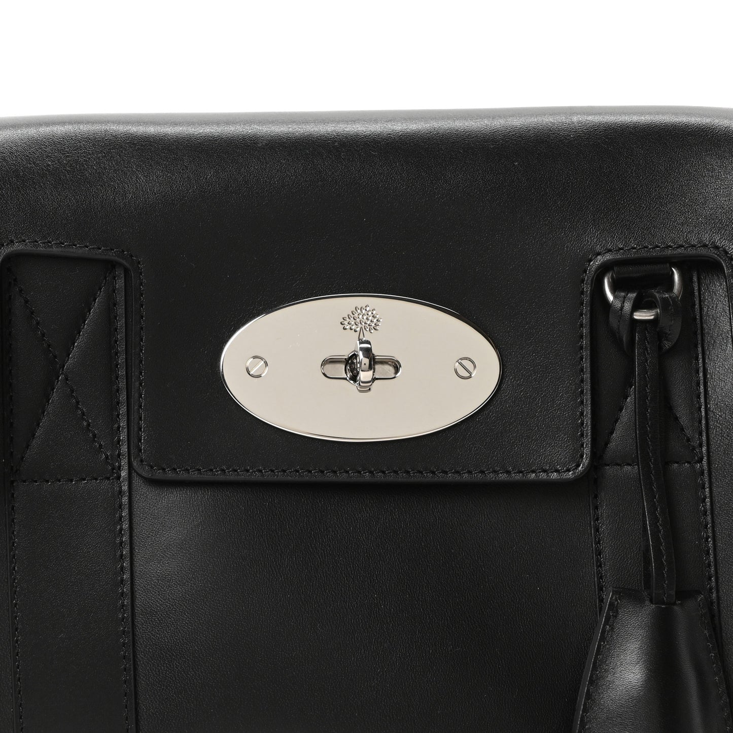 Shiny Smooth Calfskin East West Bayswater Black