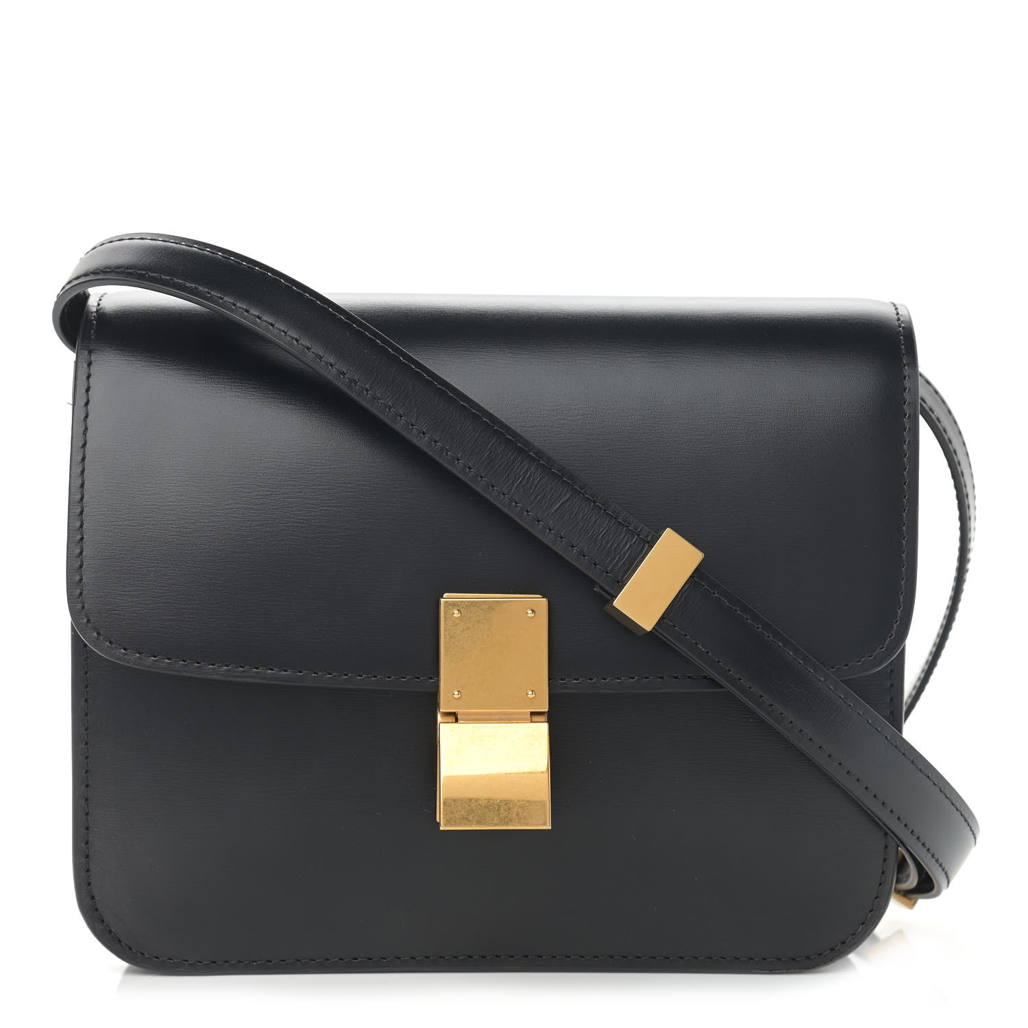 Celine Box Calfskin Teen Classic Box Flap Bag Black 1 of 12