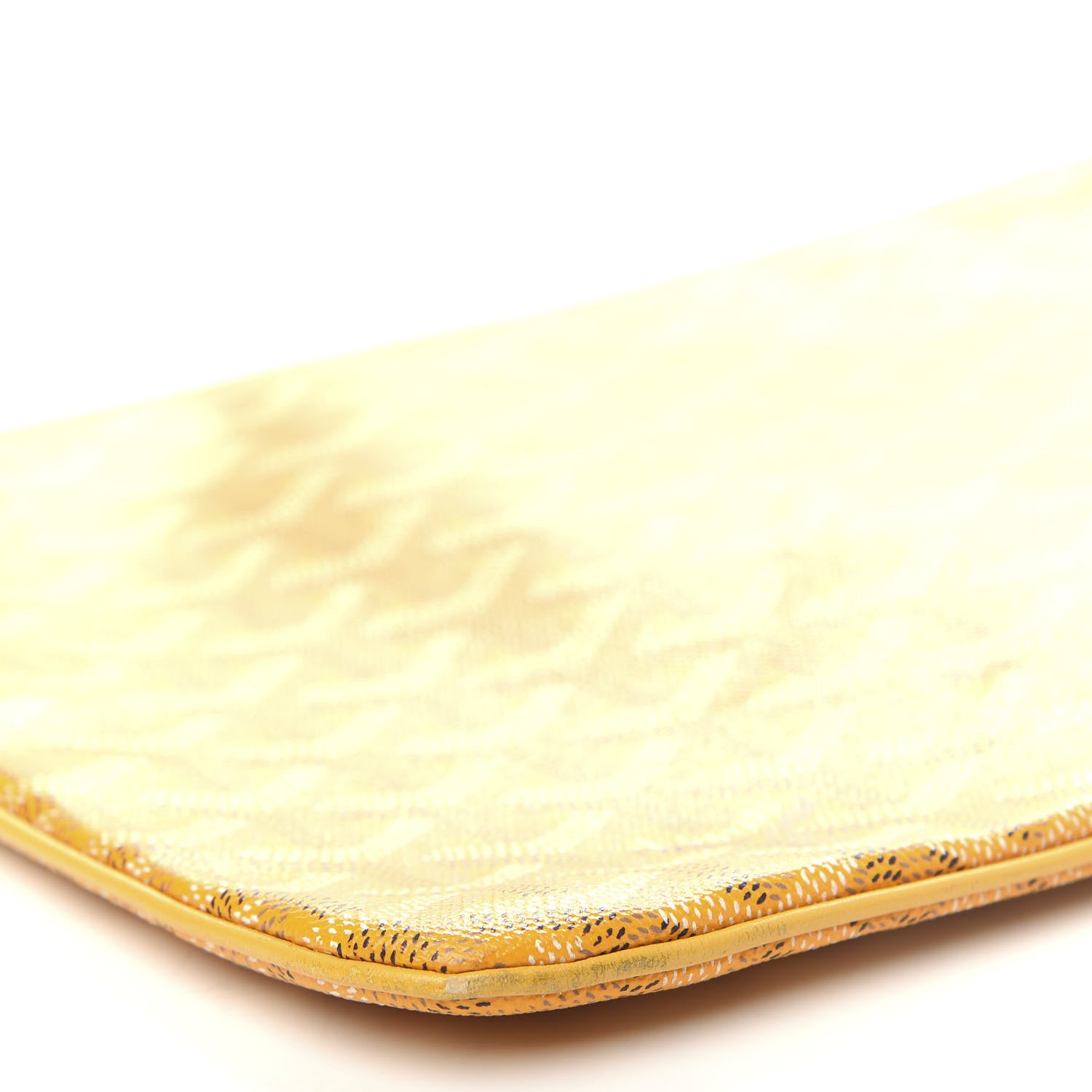 Goyard Goyardine Senat Pochette MM Yellow 8 of 9