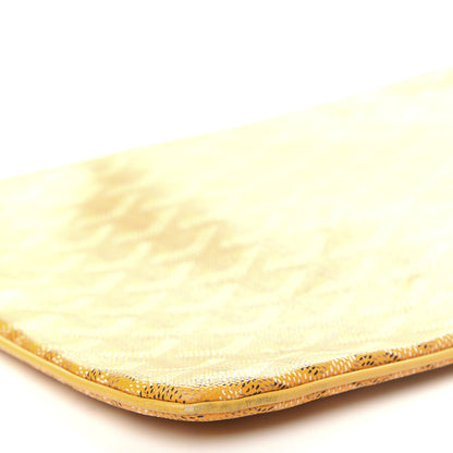 Goyard Goyardine Senat Pochette MM Yellow 8 of 9