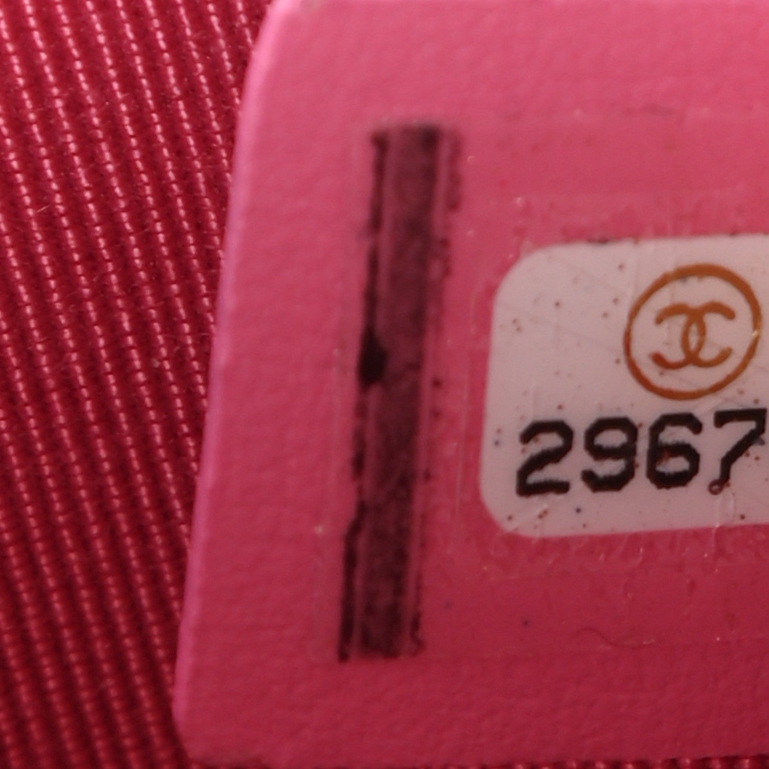 Chanel Caviar Quilted Zipped Key Holder Case Pink 7 of 8