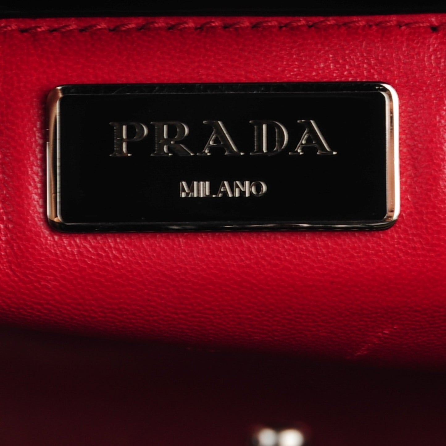 Spazzolato Crystal Studded Tote Nero Black