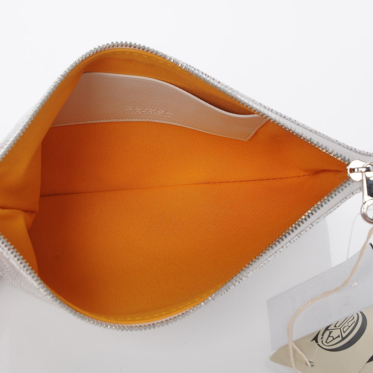 Goyardine Senat Pochette PM White