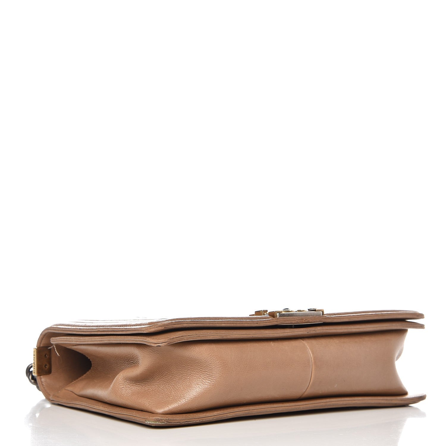 Chanel Calfskin Double Stitch New Medium Boy Flap Camel 4 of 18