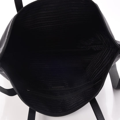 Prada Saffiano Tessuto Nylon Tote Nero Black 6 of 9