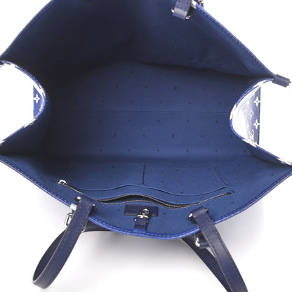 Louis Vuitton Monogram Escale Onthego GM Blue 6 of 11