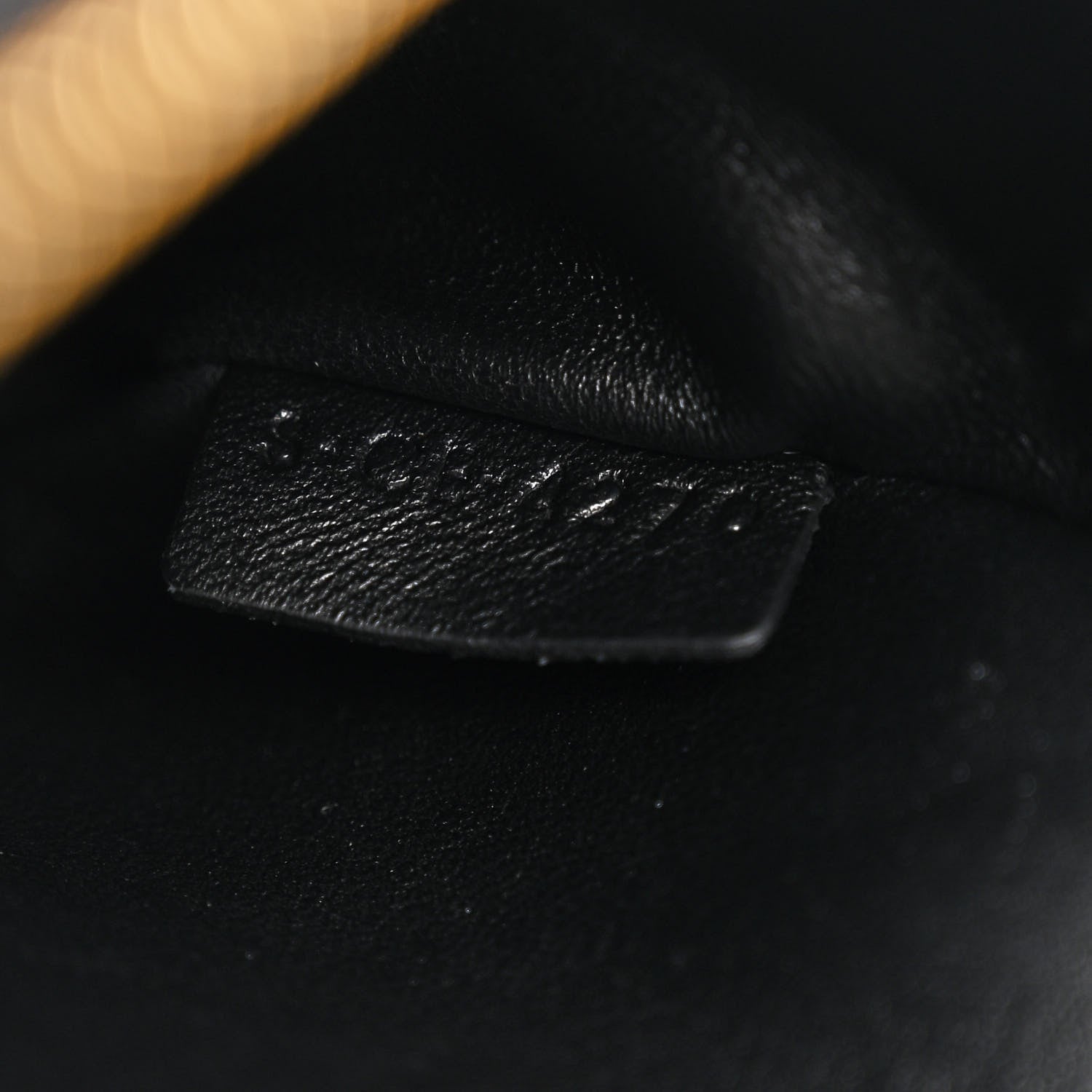 Celine Canvas Calfskin Triomphe Embroidered Medium Triomphe Bag Black 10 of 18